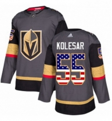 Mens Adidas Vegas Golden Knights 55 Keegan Kolesar Authentic Gray USA Flag Fashion NHL Jersey Mens Adidas Vegas Golden Knights 55 Keegan Kolesar Authentic Gray USA Flag Fashion NHL Jersey