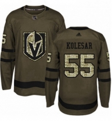 Mens Adidas Vegas Golden Knights 55 Keegan Kolesar Authentic Green Salute to Service NHL Jersey Mens Adidas Vegas Golden Knights 55 Keegan Kolesar Authentic Green Salute to Service NHL Jersey