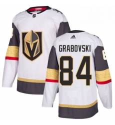 Mens Adidas Vegas Golden Knights 84 Mikhail Grabovski Authentic White Away NHL Jersey Mens Adidas Vegas Golden Knights 84 Mikhail Grabovski Authentic White Away NHL Jersey