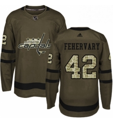 Mens Adidas Washington Capitals 42 Martin Fehervary Authentic Green Salute to Service NHL Jerse Mens Adidas Washington Capitals 42 Martin Fehervary Authentic Green Salute to Service NHL Jerse