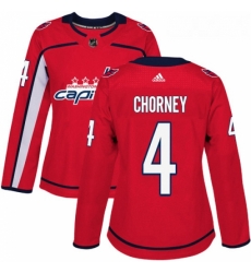 Womens Adidas Washington Capitals 4 Taylor Chorney Premier Red Home NHL Jersey Womens Adidas Washington Capitals 4 Taylor Chorney Premier Red Home NHL Jersey