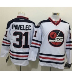 Jets #31 Ondrej Pavelec White Heritage Classic Stitched NHL Jersey Jets #31 Ondrej Pavelec White Heritage Classic Stitched NHL Jersey