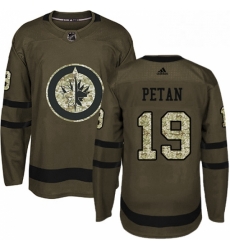 Mens Adidas Winnipeg Jets 19 Nic Petan Premier Green Salute to Service NHL Jersey Mens Adidas Winnipeg Jets 19 Nic Petan Premier Green Salute to Service NHL Jersey