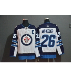 Winnipeg Jets 26 Blake Wheeler White Adidas Jersey Winnipeg Jets 26 Blake Wheeler White Adidas Jersey