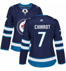 Womens Adidas Winnipeg Jets 7 Ben Chiarot Authentic Navy Blue Home NHL Jersey Womens Adidas Winnipeg Jets 7 Ben Chiarot Authentic Navy Blue Home NHL Jersey