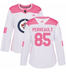 Womens Adidas Winnipeg Jets 85 Mathieu Perreault Authentic WhitePink Fashion NHL Jersey Womens Adidas Winnipeg Jets 85 Mathieu Perreault Authentic WhitePink Fashion NHL Jersey