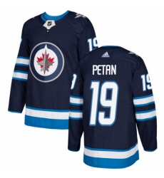 Youth Adidas Winnipeg Jets 19 Nic Petan Premier Navy Blue Home NHL Jersey Youth Adidas Winnipeg Jets 19 Nic Petan Premier Navy Blue Home NHL Jersey