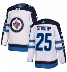 Youth Adidas Winnipeg Jets 25 Paul Stastny Authentic White Away NHL Jerse Youth Adidas Winnipeg Jets 25 Paul Stastny Authentic White Away NHL Jerse