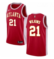 Youth Nike Atlanta Hawks 21 Dominique Wilkins Authentic Red NBA Jersey Statement Edition Youth Nike Atlanta Hawks 21 Dominique Wilkins Authentic Red NBA Jersey Statement Edition