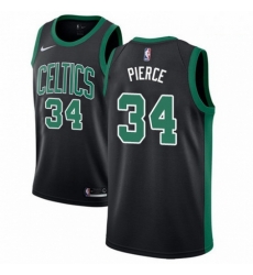 Mens Adidas Boston Celtics 34 Paul Pierce Authentic Black NBA Jersey Statement Edition Mens Adidas Boston Celtics 34 Paul Pierce Authentic Black NBA Jersey Statement Edition