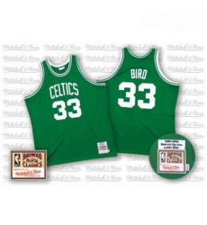 Mens Mitchell and Ness Boston Celtics 33 Larry Bird Authentic Green Throwback NBA Jersey Mens Mitchell and Ness Boston Celtics 33 Larry Bird Authentic Green Throwback NBA Jersey