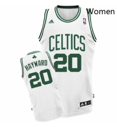Womens Adidas Boston Celtics 20 Gordon Hayward Swingman White Home NBA Jersey Womens Adidas Boston Celtics 20 Gordon Hayward Swingman White Home NBA Jersey