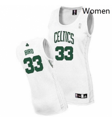 Womens Adidas Boston Celtics 33 Larry Bird Authentic White Home NBA Jersey Womens Adidas Boston Celtics 33 Larry Bird Authentic White Home NBA Jersey