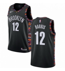 Mens Nike Brooklyn Nets 12 Joe Harris Swingman Black NBA Jersey 2018 19 City Edition Mens Nike Brooklyn Nets 12 Joe Harris Swingman Black NBA Jersey 2018 19 City Edition