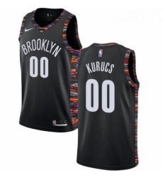 Womens Nike Brooklyn Nets 00 Rodions Kurucs Swingman Black NBA Jersey 2018 19 City Edition Womens Nike Brooklyn Nets 00 Rodions Kurucs Swingman Black NBA Jersey 2018 19 City Edition