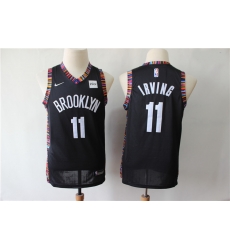Youth Nets 11 Kyrie Irving Black Youth City Edition Nike Swingman Jersey Youth Nets 11 Kyrie Irving Black Youth City Edition Nike Swingman Jersey