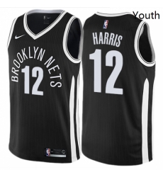 Youth Nike Brooklyn Nets 12 Joe Harris Swingman Black NBA Jersey City Edition Youth Nike Brooklyn Nets 12 Joe Harris Swingman Black NBA Jersey City Edition