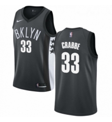 Youth Nike Brooklyn Nets 33 Allen Crabbe Authentic Gray NBA Jersey Statement Edition Youth Nike Brooklyn Nets 33 Allen Crabbe Authentic Gray NBA Jersey Statement Edition
