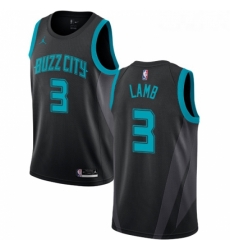 Womens Nike Jordan Charlotte Hornets 3 Jeremy Lamb Swingman Black NBA Jersey 2018 19 City Edition Womens Nike Jordan Charlotte Hornets 3 Jeremy Lamb Swingman Black NBA Jersey 2018 19 City Edition