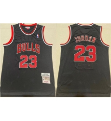 Men Chicago Bulls 23 Michael Jordan 1997 98 Black Throwback Stitched Jersey Men Chicago Bulls 23 Michael Jordan 1997 98 Black Throwback Stitched Jersey