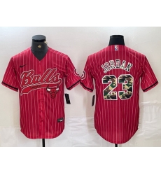 Men Chicago Bulls 23 Michael Jordan Gray Camo Cool Base Stitched Baseball Jersey 6 Men Chicago Bulls 23 Michael Jordan Gray Camo Cool Base Stitched Baseball Jersey 6