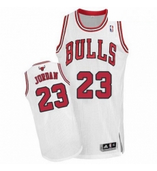 Mens Adidas Chicago Bulls 23 Michael Jordan Authentic White Home NBA Jersey Mens Adidas Chicago Bulls 23 Michael Jordan Authentic White Home NBA Jersey