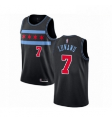 Mens Chicago Bulls 7 Timothe Luwawu Authentic Black Basketball Jersey City Edition Mens Chicago Bulls 7 Timothe Luwawu Authentic Black Basketball Jersey City Edition
