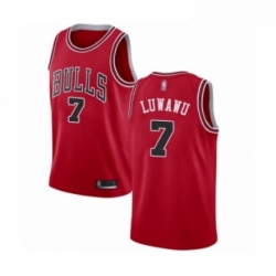 Womens Chicago Bulls 7 Timothe Luwawu Swingman Red Basketball Jersey Icon Edition 