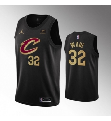 Men Cleveland Cavaliers 32 Dean Wade Black Statement Edition Stitched Basketball Jersey Men Cleveland Cavaliers 32 Dean Wade Black Statement Edition Stitched Basketball Jersey