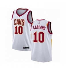 Mens Cleveland Cavaliers 10 Darius Garland Authentic White Basketball Jersey Association Edition Mens Cleveland Cavaliers 10 Darius Garland Authentic White Basketball Jersey Association Edition