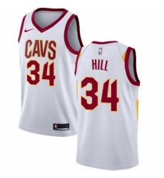 Womens Nike Cleveland Cavaliers 34 Tyrone Hill Swingman White Home NBA Jersey Association Edition Womens Nike Cleveland Cavaliers 34 Tyrone Hill Swingman White Home NBA Jersey Association Edition