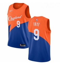 Womens Nike Cleveland Cavaliers 9 Channing Frye Swingman Blue NBA Jersey City Edition Womens Nike Cleveland Cavaliers 9 Channing Frye Swingman Blue NBA Jersey City Edition