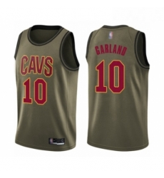 Youth Cleveland Cavaliers 10 Darius Garland Swingman Green Salute to Service Basketball Jersey Youth Cleveland Cavaliers 10 Darius Garland Swingman Green Salute to Service Basketball Jersey
