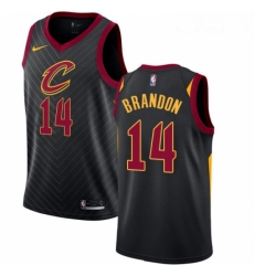 Youth Nike Cleveland Cavaliers 14 Terrell Brandon Swingman Black Alternate NBA Jersey Statement Edition Youth Nike Cleveland Cavaliers 14 Terrell Brandon Swingman Black Alternate NBA Jersey Statement Edition