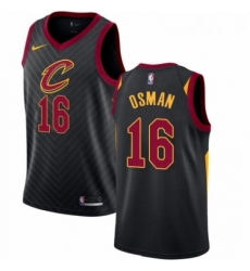 Youth Nike Cleveland Cavaliers 16 Cedi Osman Swingman Black NBA Jersey Statement Edition Youth Nike Cleveland Cavaliers 16 Cedi Osman Swingman Black NBA Jersey Statement Edition