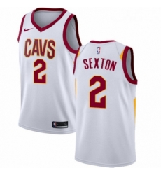 Youth Nike Cleveland Cavaliers 2 Collin Sexton Swingman White NBA Jersey Association Edition Youth Nike Cleveland Cavaliers 2 Collin Sexton Swingman White NBA Jersey Association Edition