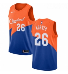 Youth Nike Cleveland Cavaliers 26 Kyle Korver Swingman Blue NBA Jersey City Edition Youth Nike Cleveland Cavaliers 26 Kyle Korver Swingman Blue NBA Jersey City Edition