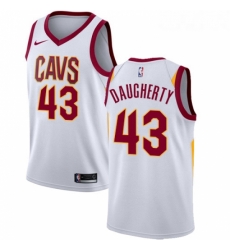 Youth Nike Cleveland Cavaliers 43 Brad Daugherty Swingman White Home NBA Jersey Association Edition Youth Nike Cleveland Cavaliers 43 Brad Daugherty Swingman White Home NBA Jersey Association Edition