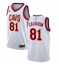 Youth Nike Cleveland Cavaliers 81 Jose Calderon Authentic White Home NBA Jersey Association Edition Youth Nike Cleveland Cavaliers 81 Jose Calderon Authentic White Home NBA Jersey Association Edition