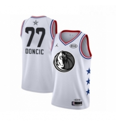 Youth Dallas Mavericks 77 Luka Doncic Swingman White 2019 All Star Game Basketball Jersey Youth Dallas Mavericks 77 Luka Doncic Swingman White 2019 All Star Game Basketball Jersey