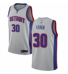Womens Nike Detroit Pistons 30 Jon Leuer Authentic Silver NBA Jersey Statement Edition Womens Nike Detroit Pistons 30 Jon Leuer Authentic Silver NBA Jersey Statement Edition