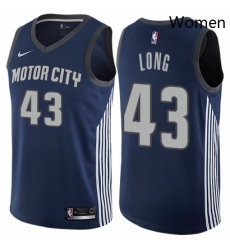 Womens Nike Detroit Pistons 43 Grant Long Swingman Navy Blue NBA Jersey City Edition Womens Nike Detroit Pistons 43 Grant Long Swingman Navy Blue NBA Jersey City Edition