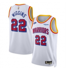 Men Golden State Warriors 22 Andrew Wiggins White 2024 25 Classic Edition Stitched Basketball Jersey Men Golden State Warriors 22 Andrew Wiggins White 2024 25 Classic Edition Stitched Basketball Jersey
