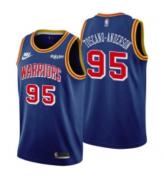 Men Golden State Warriors 95 Juan Toscano Anderson Men Nike Releases Classic Edition NBA 75th Anniversary Jersey Blue Men Golden State Warriors 95 Juan Toscano Anderson Men Nike Releases Classic Edition NBA 75th Anniversary Jersey Blue