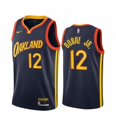Men Nike Golden State Warriors 12 Kelly Oubre Jr Navy NBA Swingman 2020 21 City Edition Jersey Men Nike Golden State Warriors 12 Kelly Oubre Jr Navy NBA Swingman 2020 21 City Edition Jersey