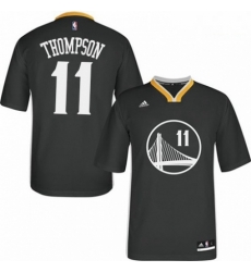 Mens Adidas Golden State Warriors 11 Klay Thompson Authentic Black Alternate NBA Jersey Mens Adidas Golden State Warriors 11 Klay Thompson Authentic Black Alternate NBA Jersey