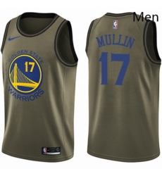 Mens Nike Golden State Warriors 17 Chris Mullin Swingman Green Salute to Service NBA Jersey Mens Nike Golden State Warriors 17 Chris Mullin Swingman Green Salute to Service NBA Jersey