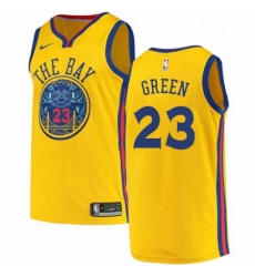 Mens Nike Golden State Warriors 23 Draymond Green Authentic Gold NBA Jersey City Edition Mens Nike Golden State Warriors 23 Draymond Green Authentic Gold NBA Jersey City Edition