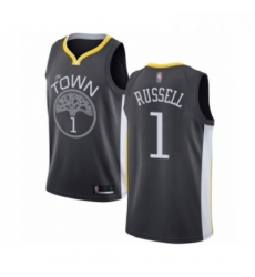 Youth Golden State Warriors 1 DAngelo Russell Swingman Black Basketball Jersey Statement Edition Youth Golden State Warriors 1 DAngelo Russell Swingman Black Basketball Jersey Statement Edition