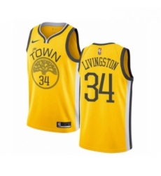 Youth Nike Golden State Warriors 34 Shaun Livingston Yellow Swingman Jersey Earned Edition Youth Nike Golden State Warriors 34 Shaun Livingston Yellow Swingman Jersey Earned Edition